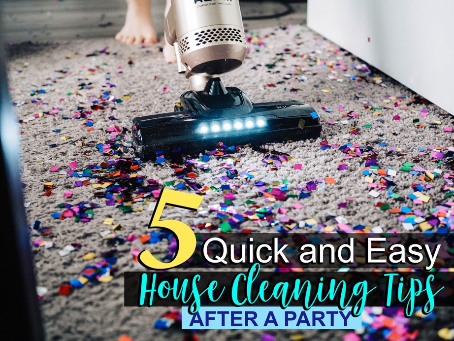 Home Cleaning Tips after Party